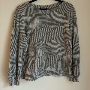 Billabong Women's Gray Striped Top